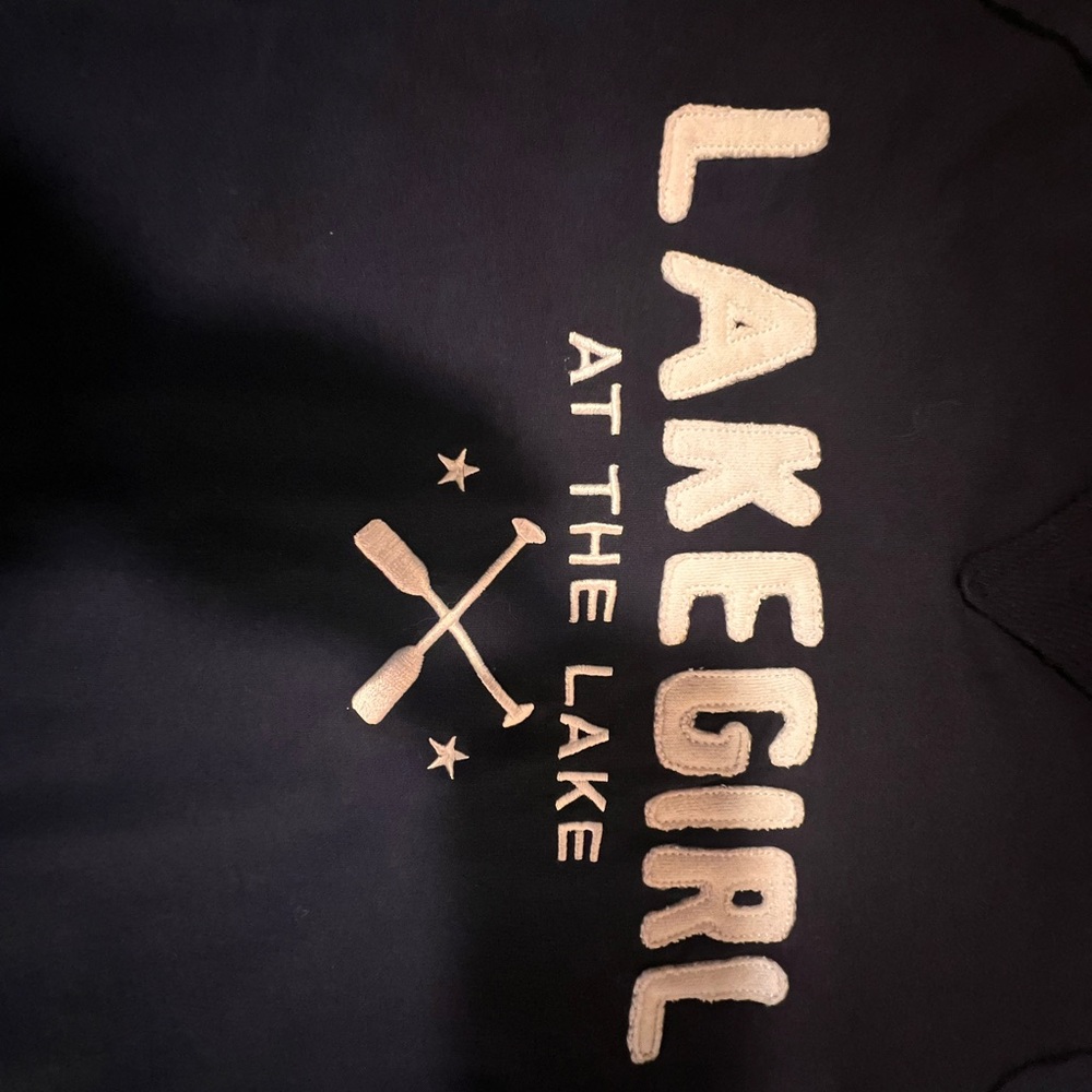 Lakesgirl Navy Blue Women's Hoodie